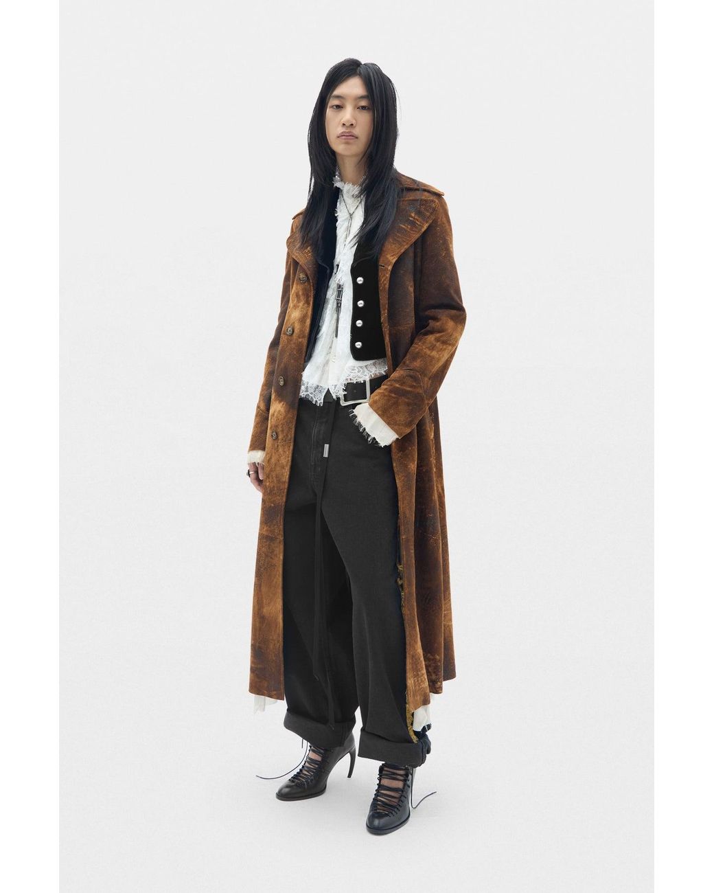 Ann Demeulemeester Black Jonatine Shawl Collar Waistcoat