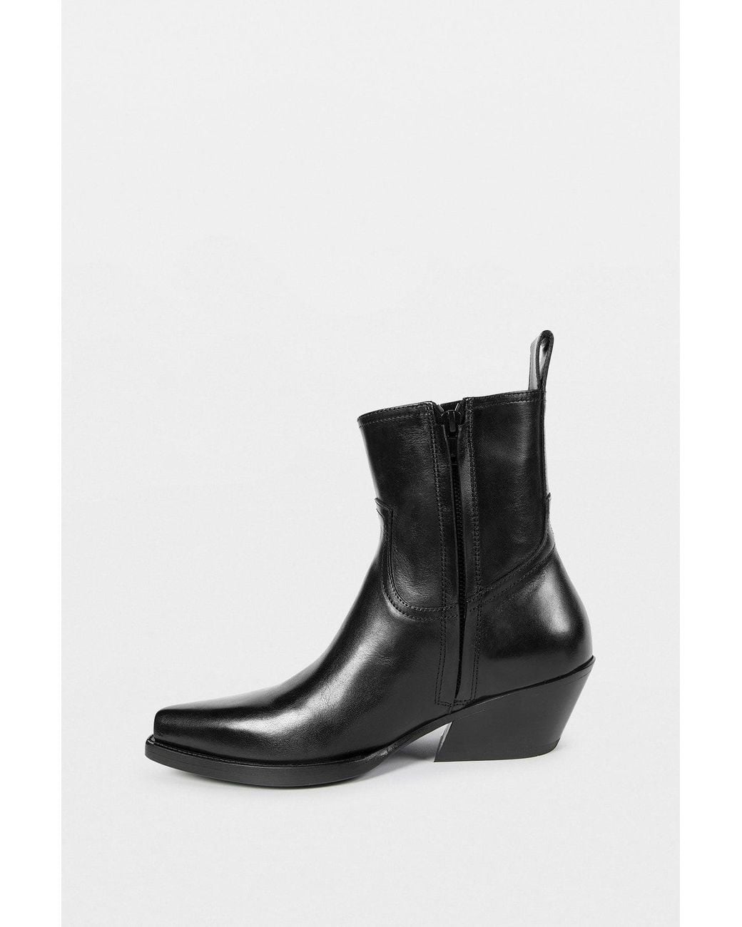 Ann Demeulemeester Black Imme Pointy Ankle Boots for men