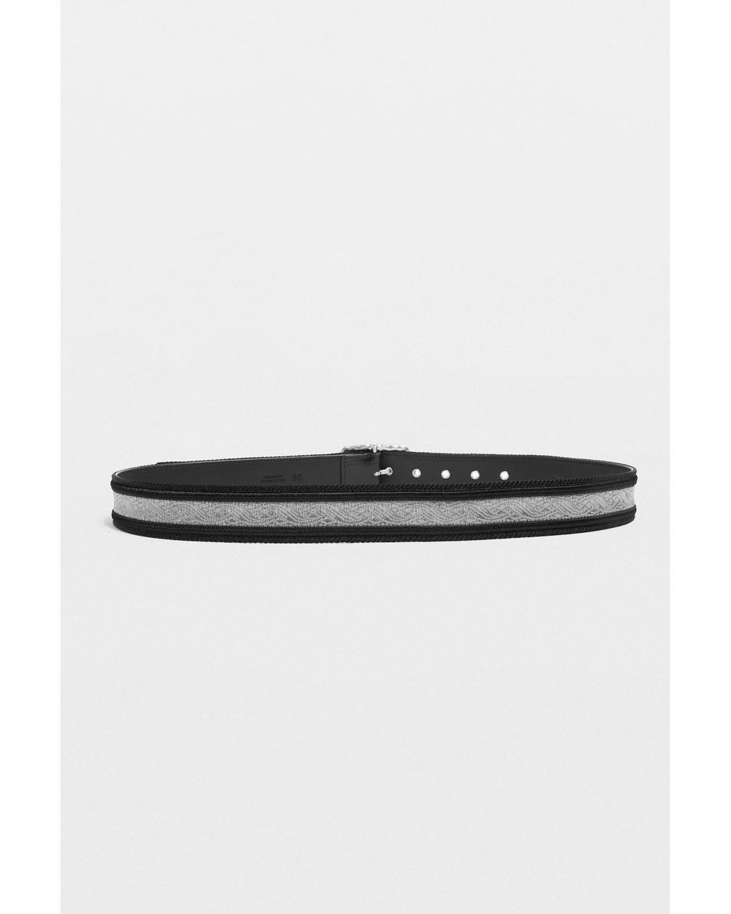 Ann Demeulemeester Multicolor Esha Belt With Hammered Buckle