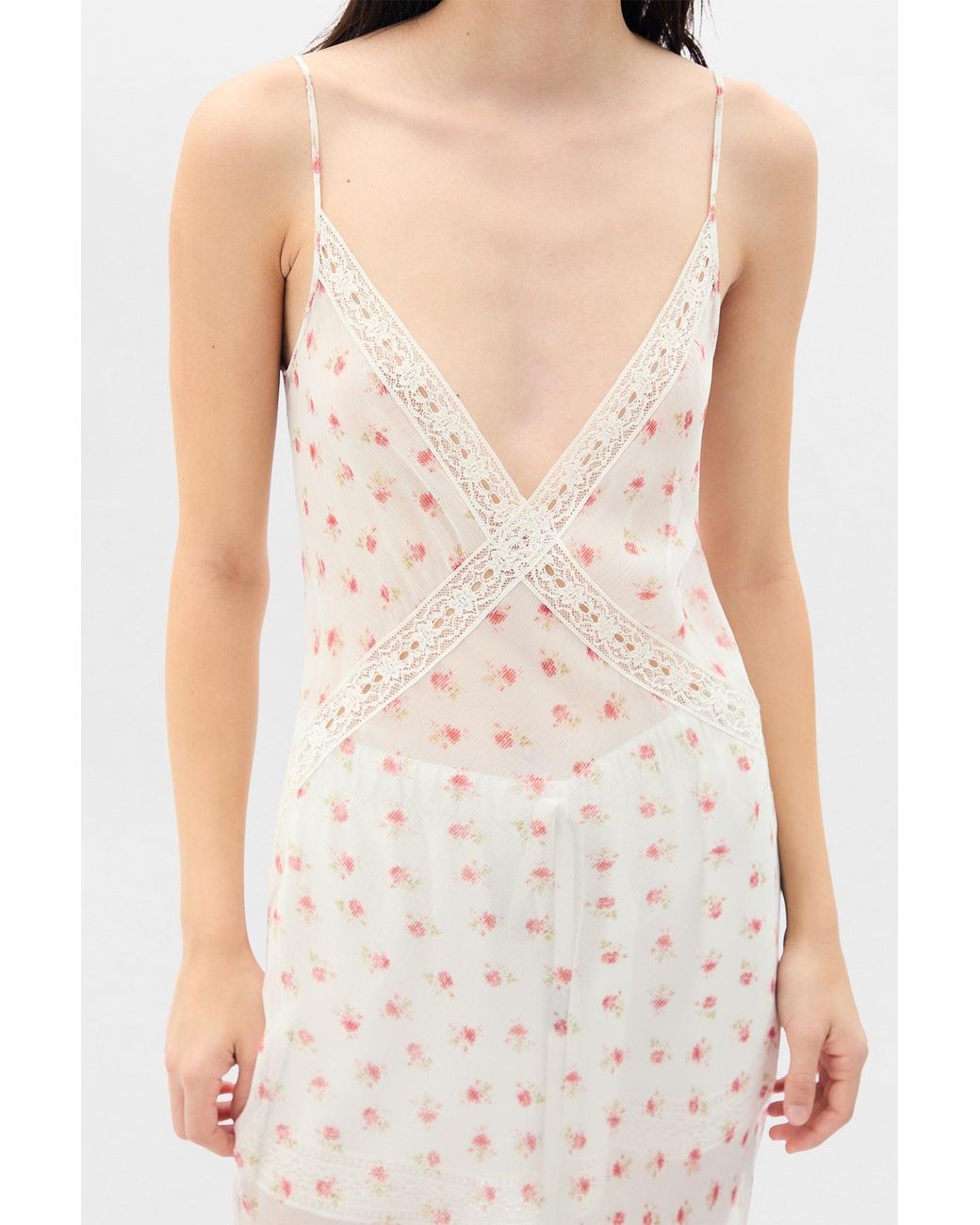 Ann Demeulemeester White Lala X-Long Bias Dress