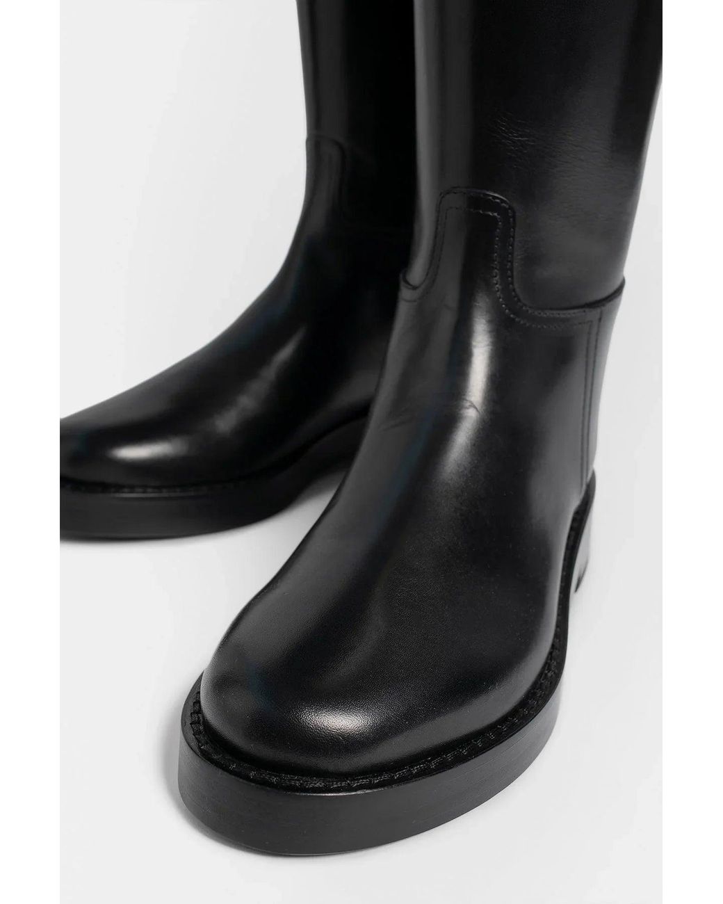 Ann Demeulemeester Black Stan Riding Boots