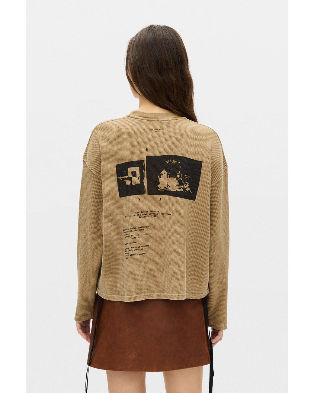 Ann Demeulemeester Brown Nikita Relax Fit Boxy T-Shirt