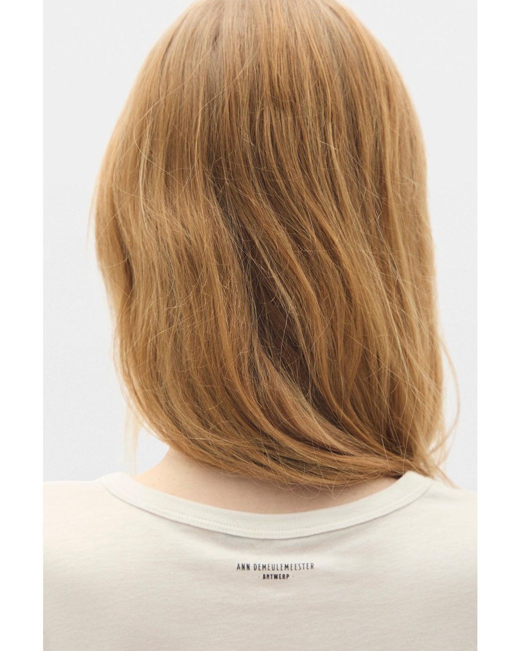 Ann Demeulemeester Natural Floor Micro T-Shirt