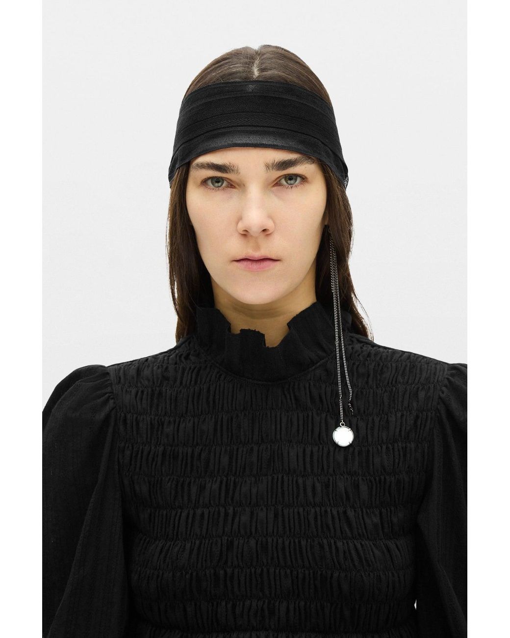 Ann Demeulemeester Black Joella Decorative Tulle Band
