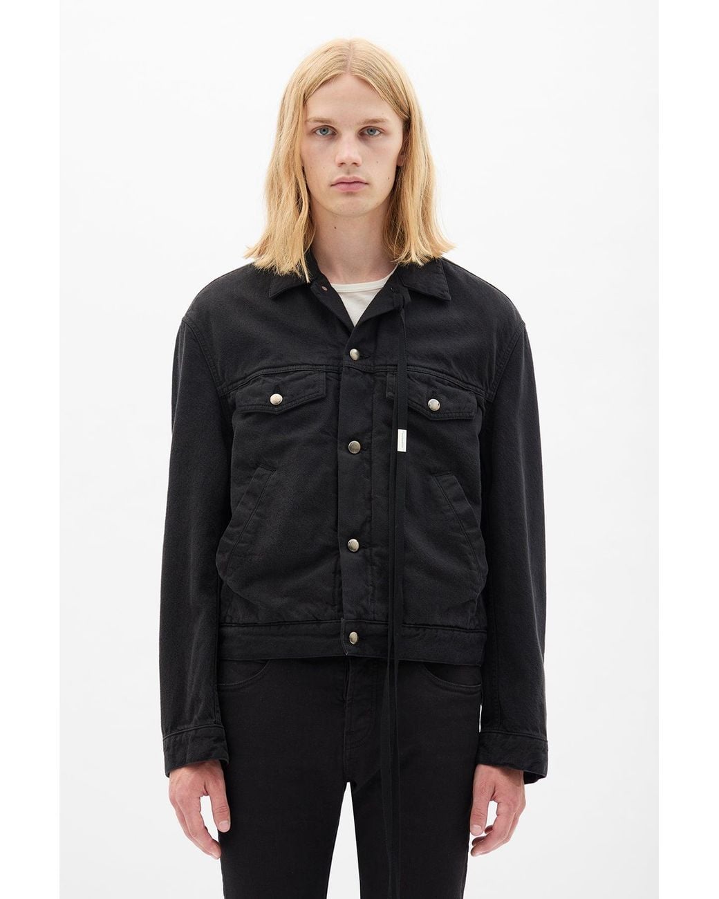 Ann Demeulemeester Black Raf 5 Pockets Standard Blouson for men
