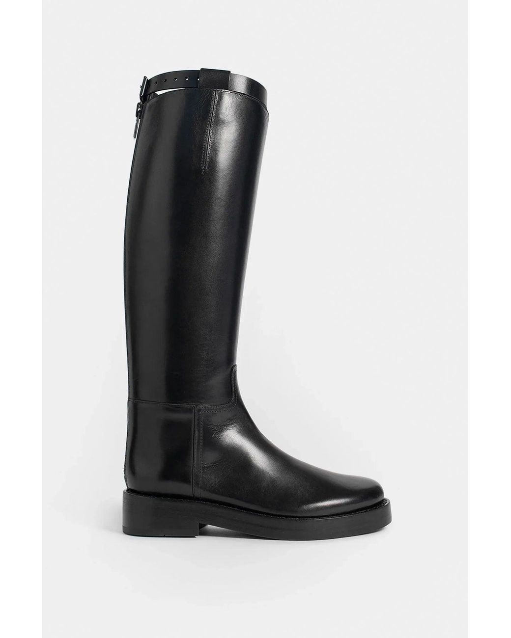 Ann Demeulemeester Black Stan Riding Boots