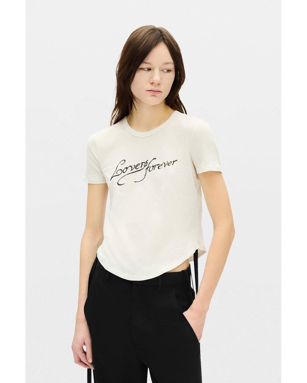 Ann Demeulemeester Multicolor Floor Micro T-Shirt