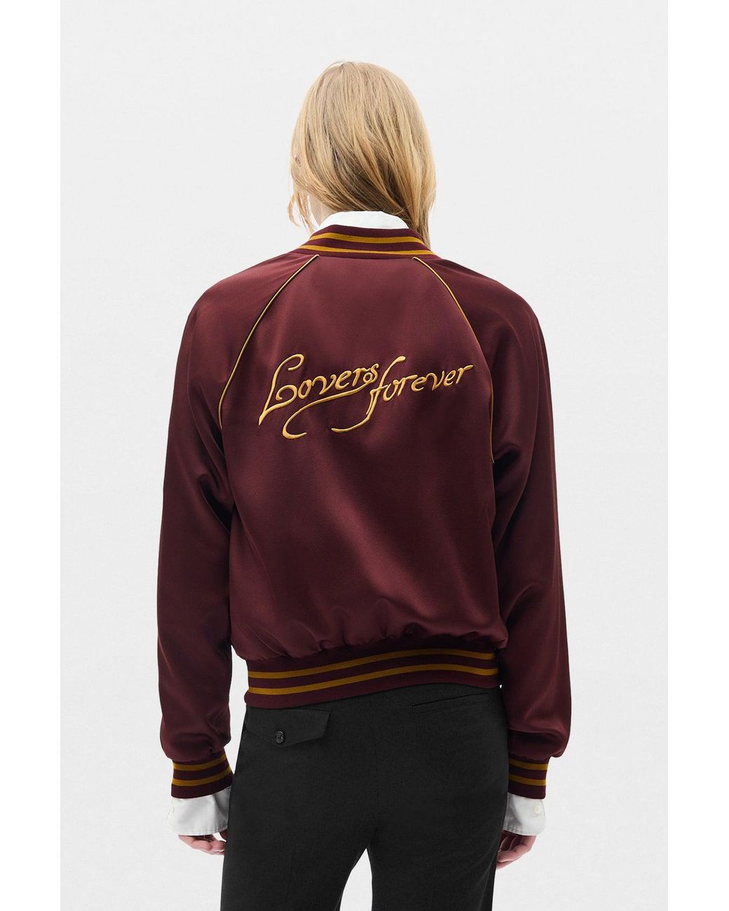 Ann Demeulemeester Multicolor Slim Fit Raglan Bomber for men