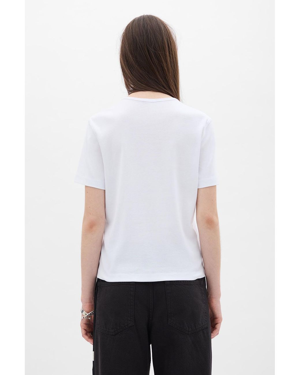 Ann Demeulemeester Blue Fanie Standard Fit T-Shirt