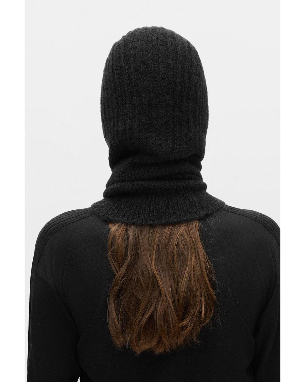 Ann Demeulemeester Black Vali Balaclava