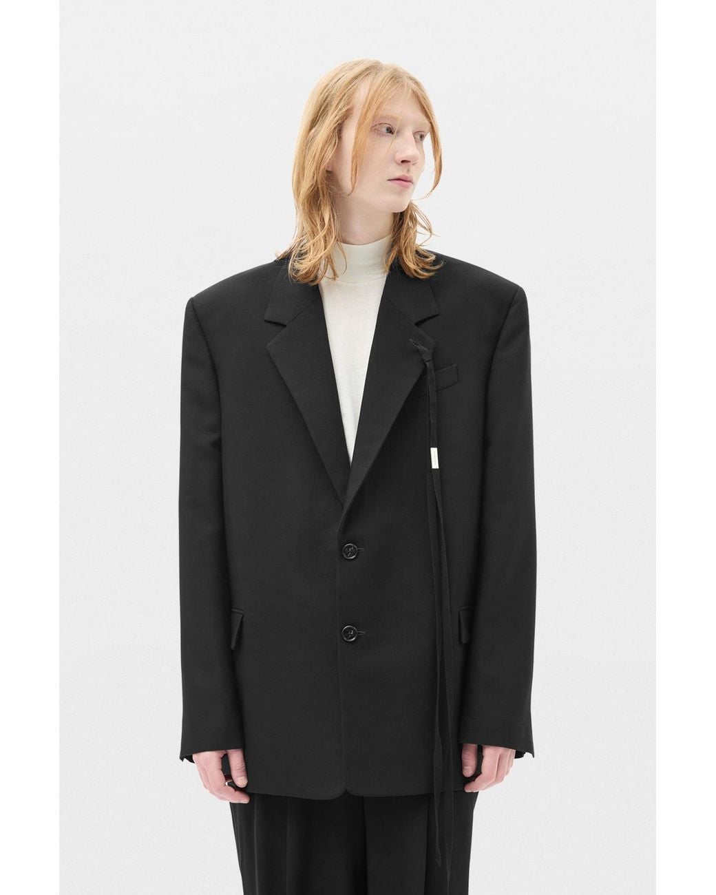 Ann Demeulemeester Blue Ignaas Comfort Tailoerd Jacket for men