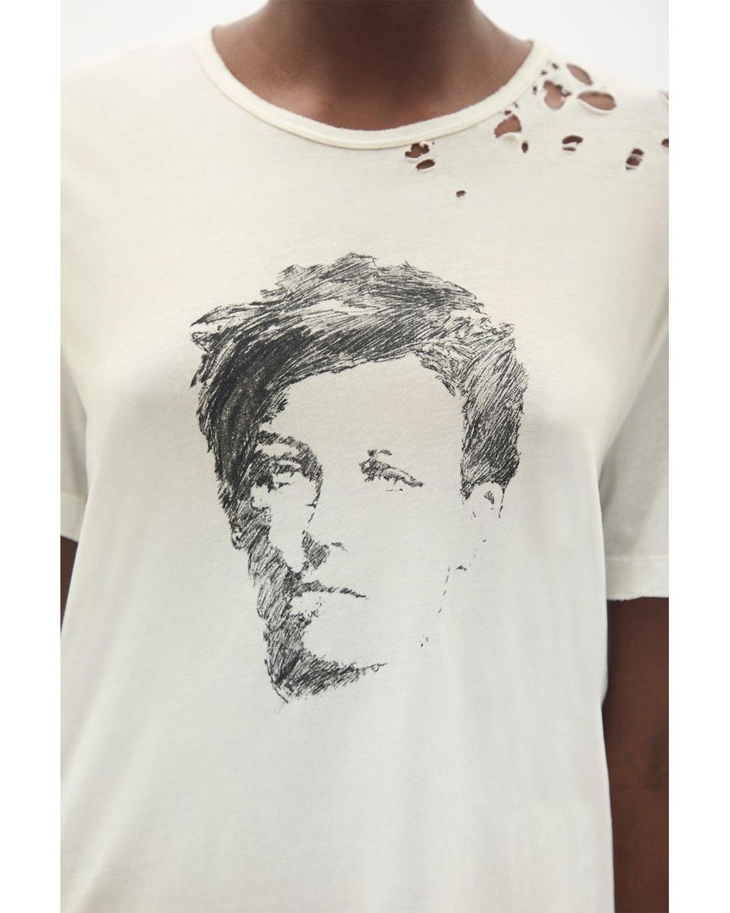 Ann Demeulemeester Multicolor Fanie Standard Fit T-Shirt