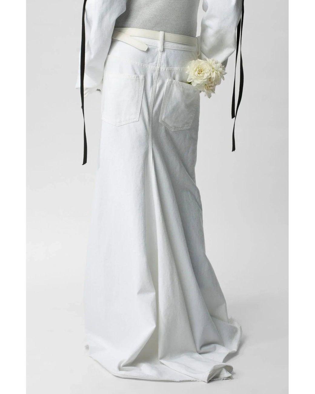 Ann Demeulemeester Multicolor Goele Five Pockets Comfort Skirt