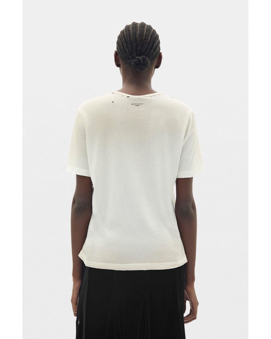 Ann Demeulemeester Multicolor Fanie Standard Fit T-Shirt
