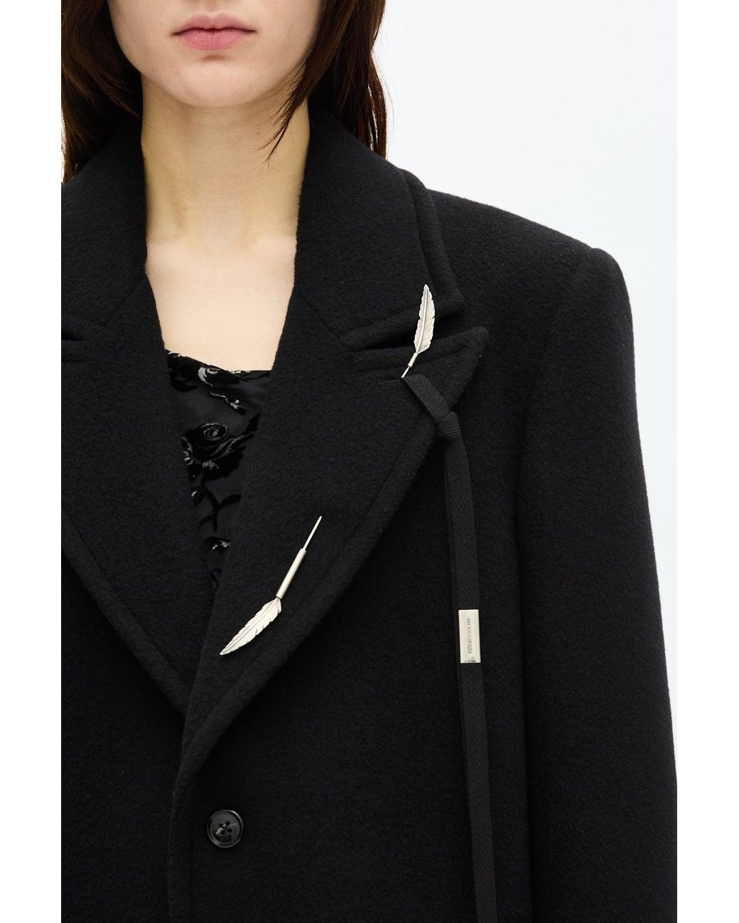 Ann Demeulemeester Multicolor Lorns Feather Pin for men