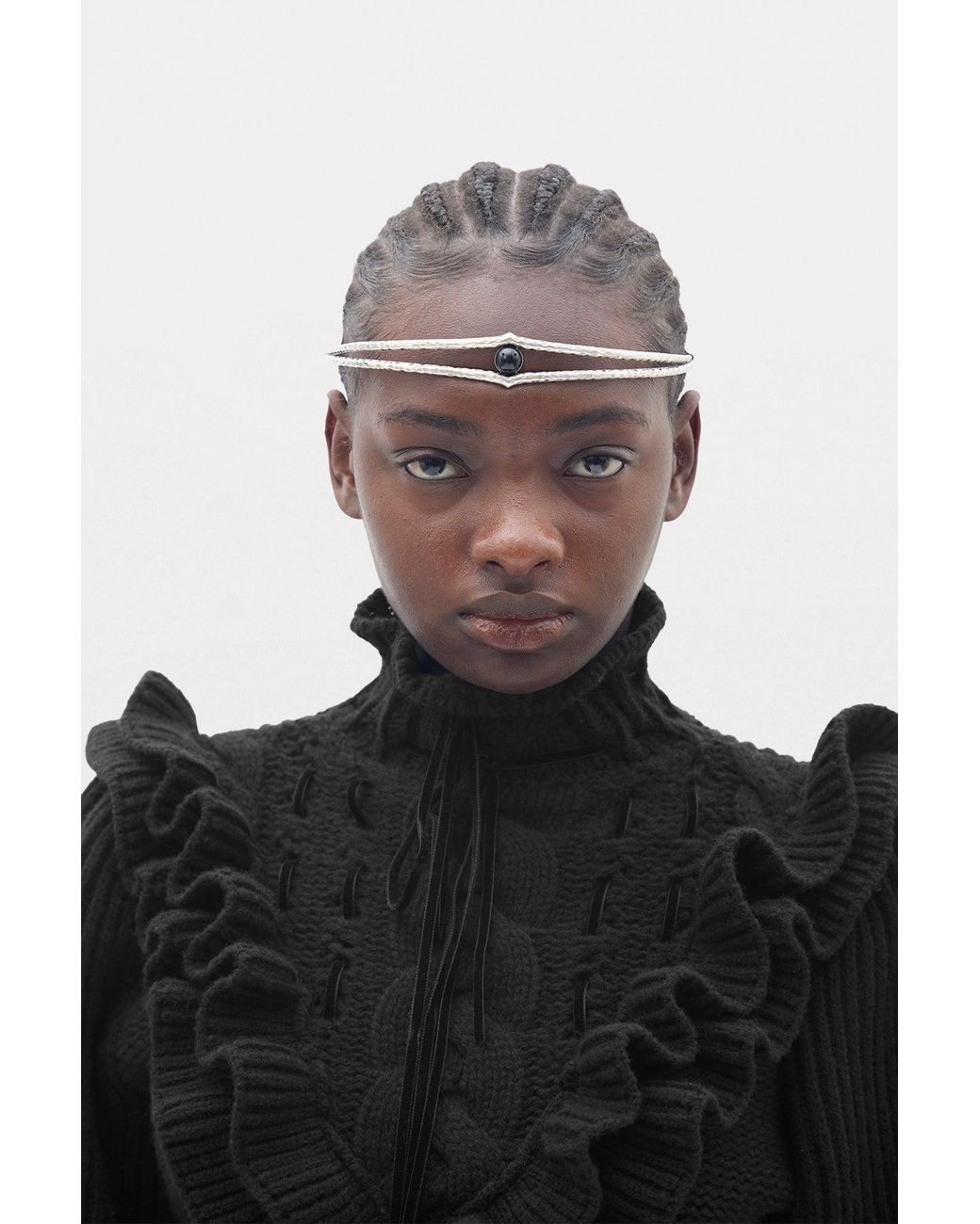 Ann Demeulemeester Multicolor Ank Hammered Head Piece
