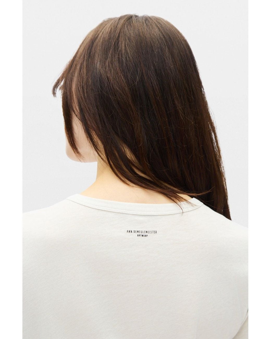 Ann Demeulemeester Multicolor Floor Micro T-Shirt