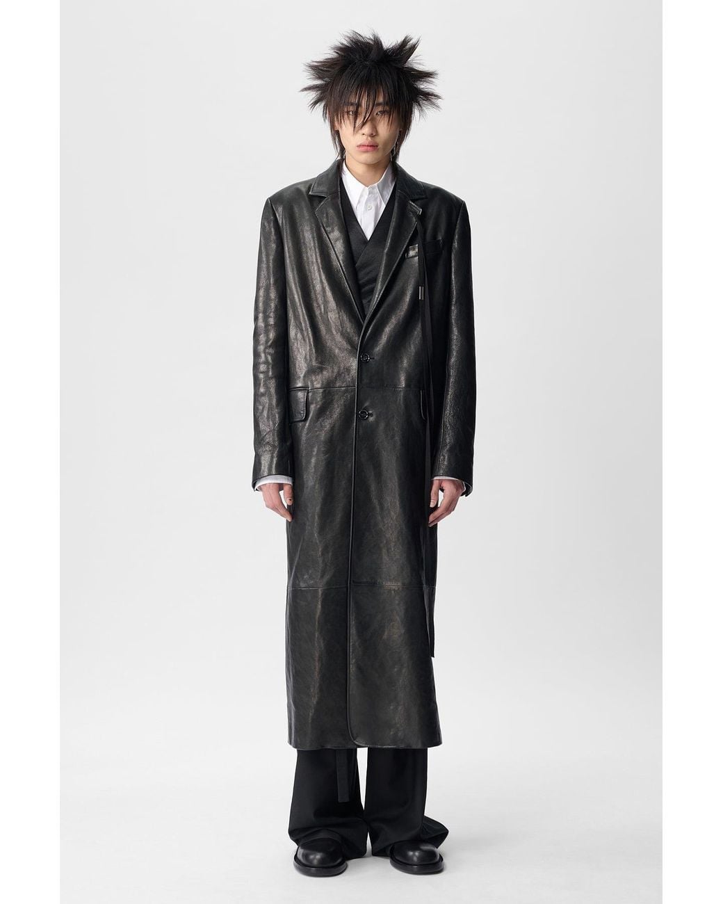 Ann Demeulemeester Black Hakan Tailored Coat for men