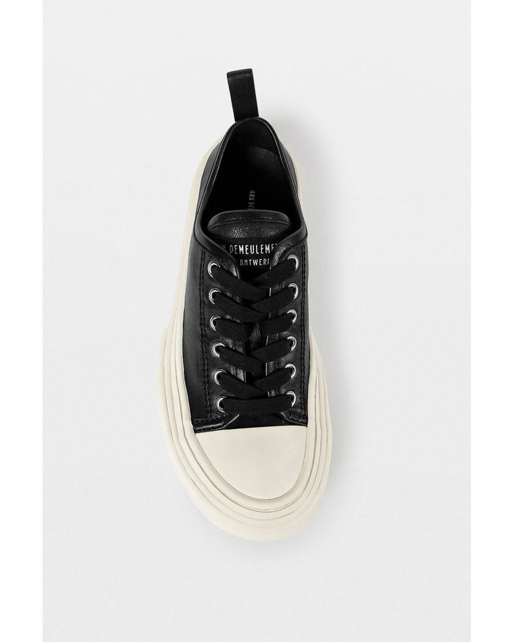 Ann Demeulemeester Black Suri Vulcanized Low-Top Sneakers for men