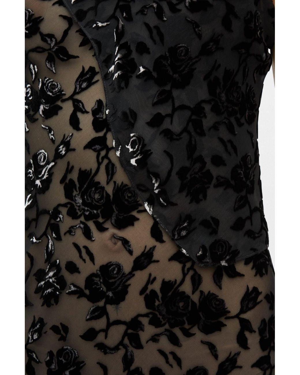 Ann Demeulemeester Black The Aaricia Long Bias Slip Dress