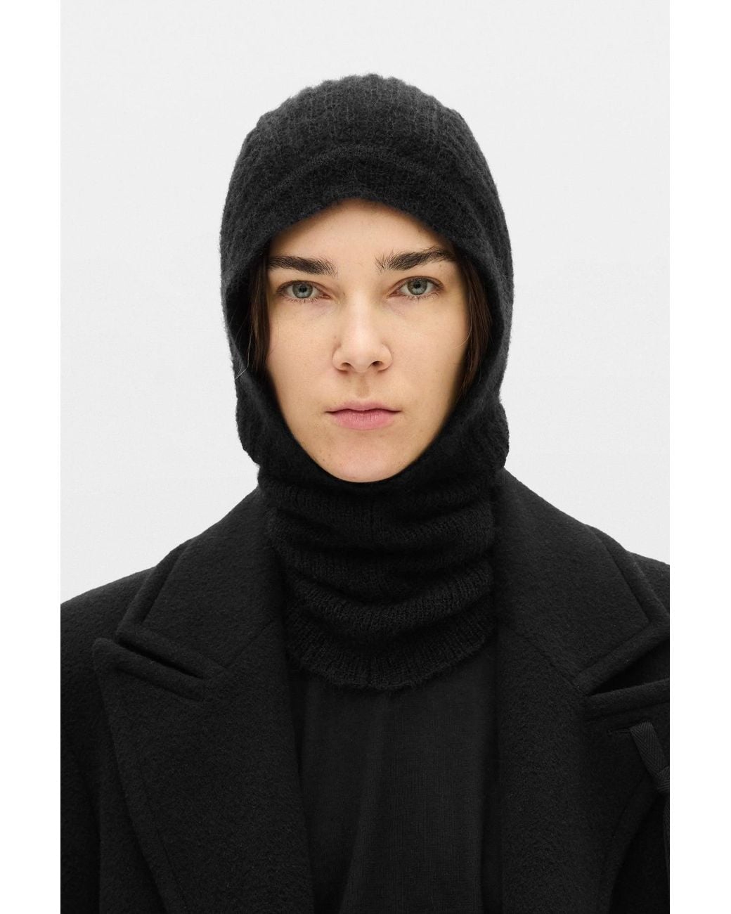 Ann Demeulemeester Black Vali Balaclava