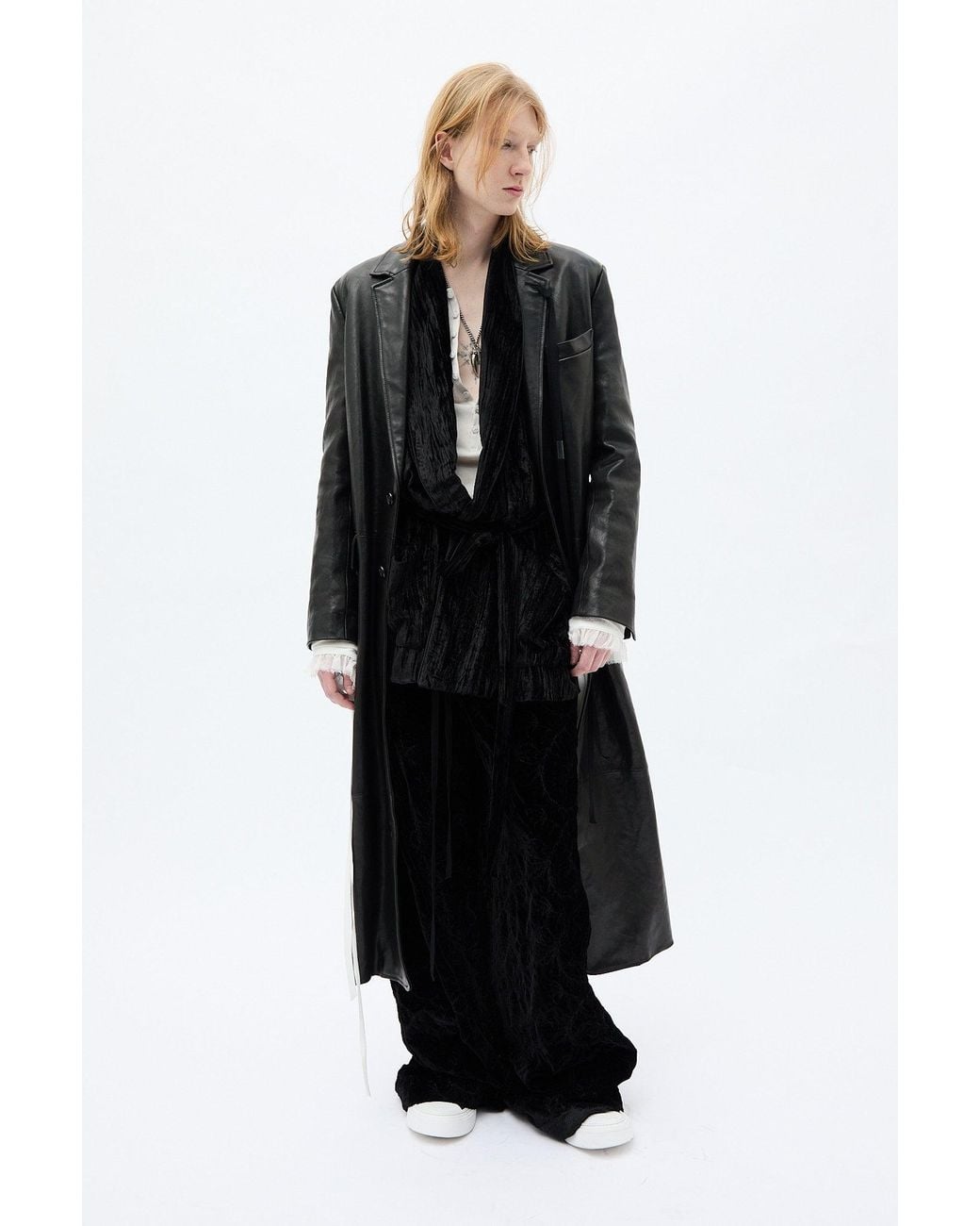 Ann Demeulemeester Black Gerry Lounge Pants for men