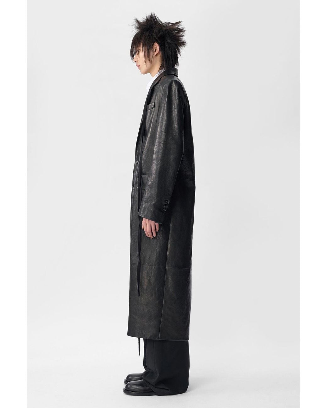 Ann Demeulemeester Black Hakan Tailored Coat for men