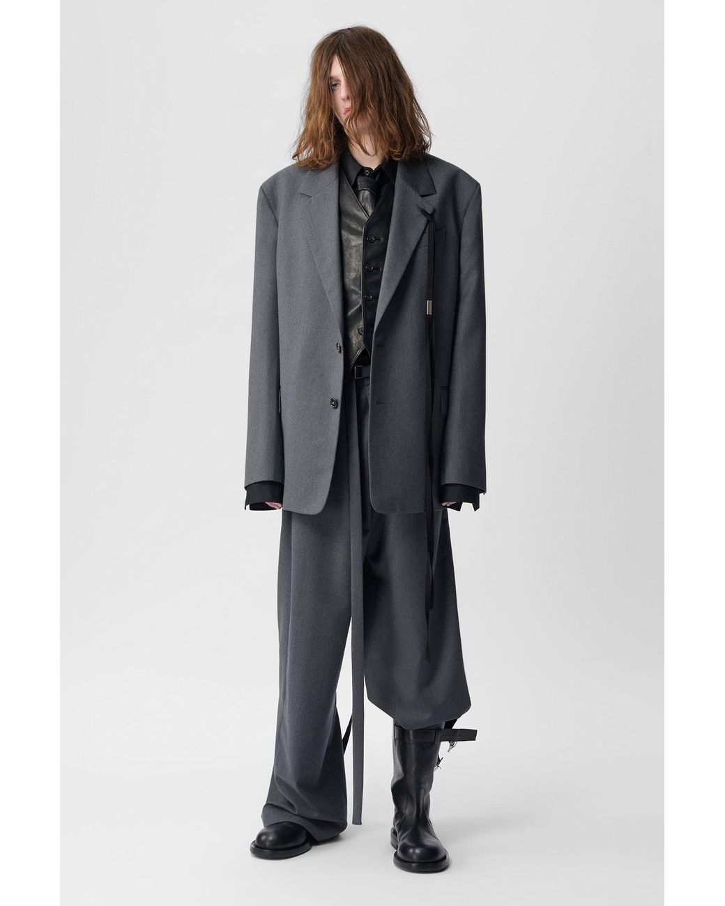 Ann Demeulemeester Black Alrik Classic Waistcoat for men