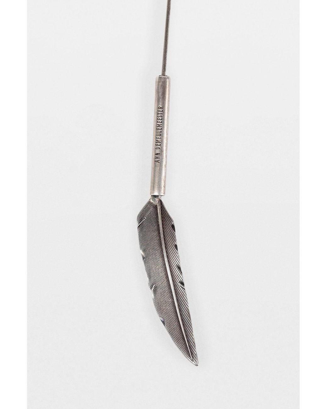 Ann Demeulemeester Multicolor Lorns Feather Pin for men