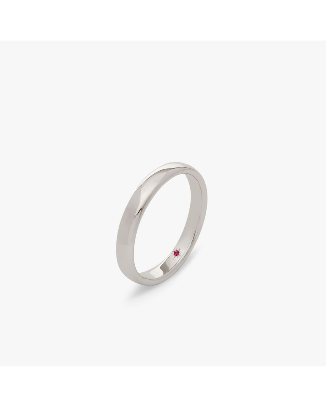 Annoushka Metallic Ruby 3Mm Wedding Ring
