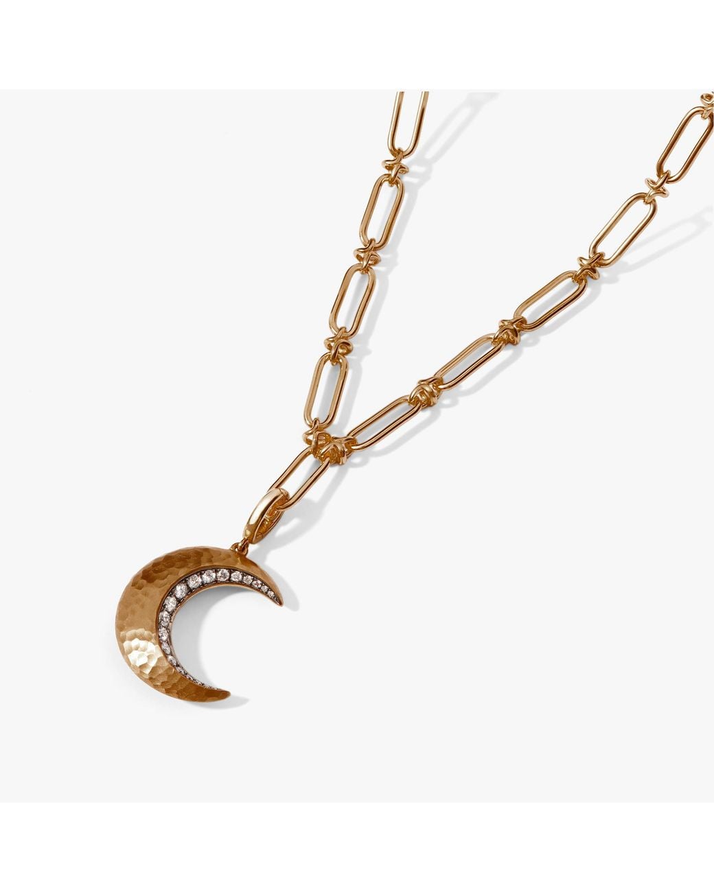 Annoushka Metallic Touch Wood Crescent Moon Charm