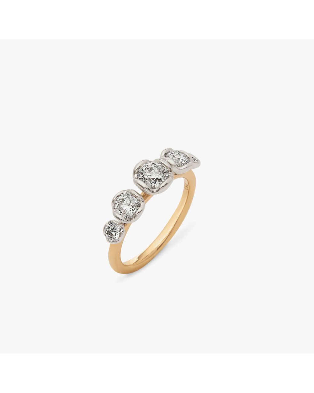 Annoushka White 18Ct And Marguerite 18Ct Five Diamond Engagement Ring