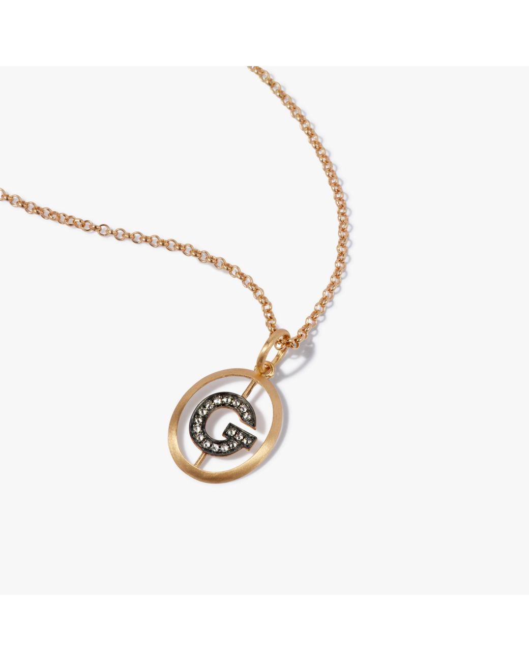 Annoushka White Initial G Necklace for men