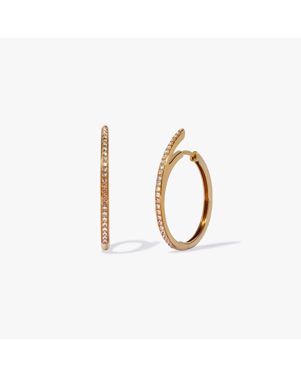 Annoushka Metallic Six Medium Hoop Earrings