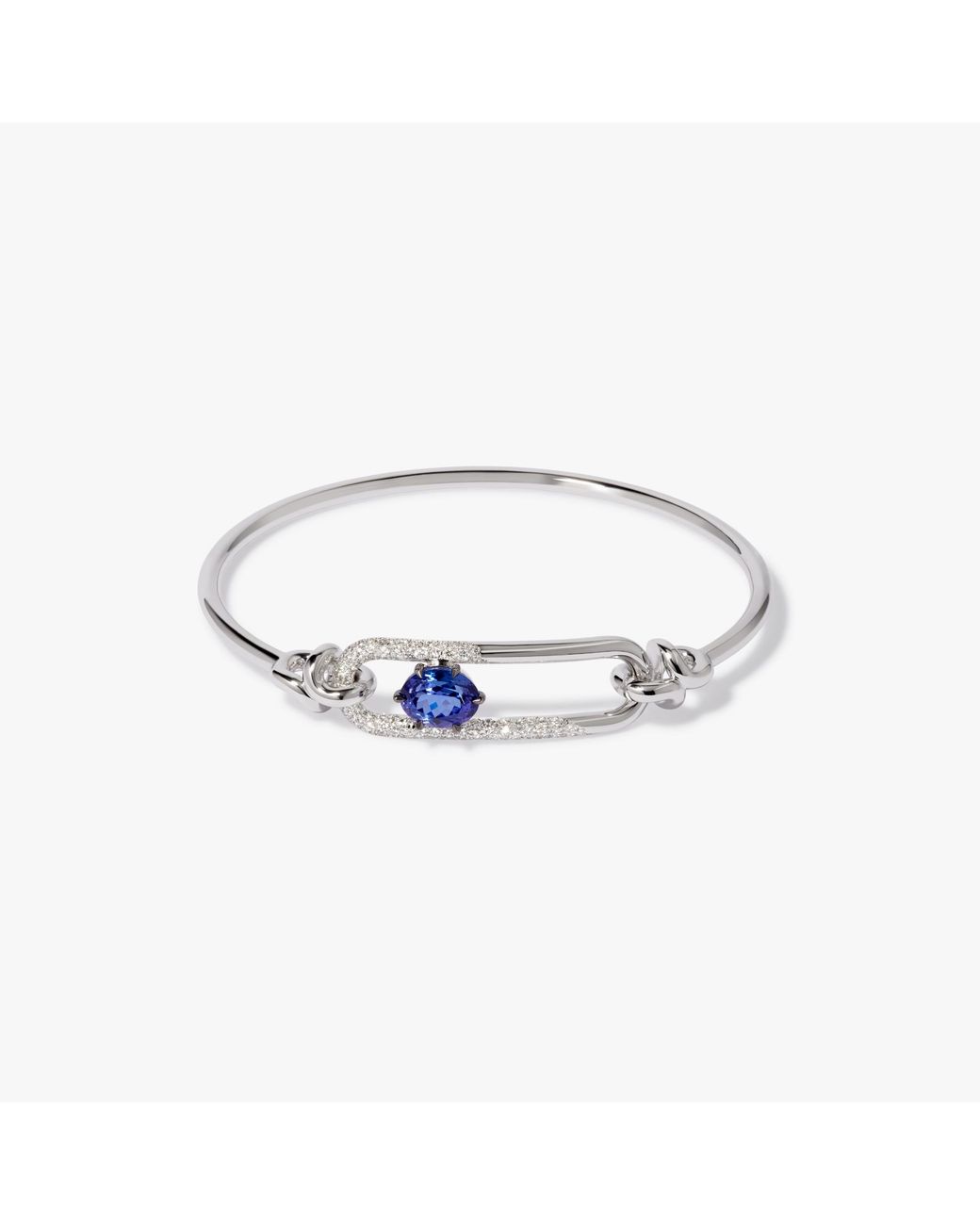 Annoushka Metallic Knuckle Dust Tanzanite & Diamond Bangle
