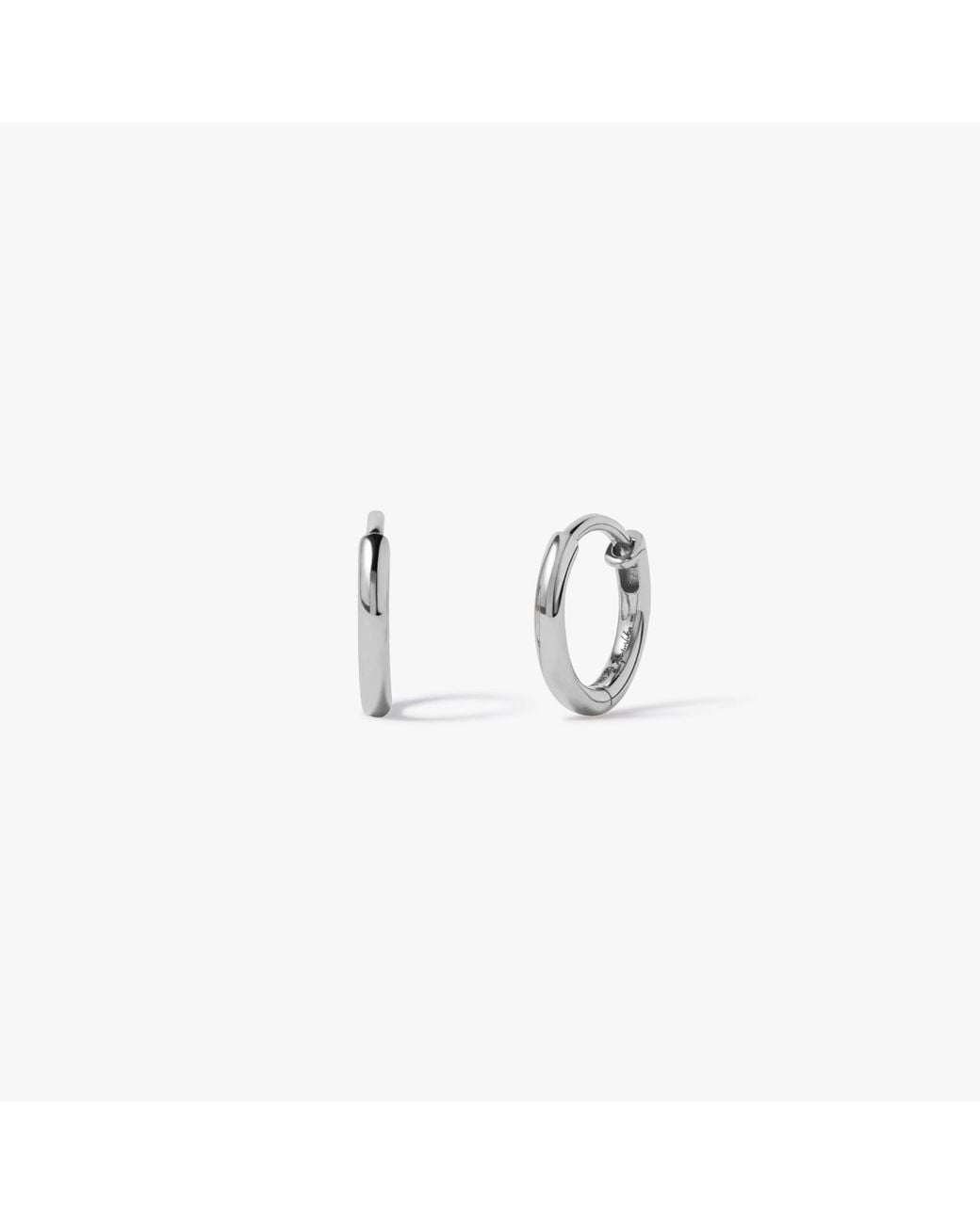 Annoushka White Small Hoop Earrings