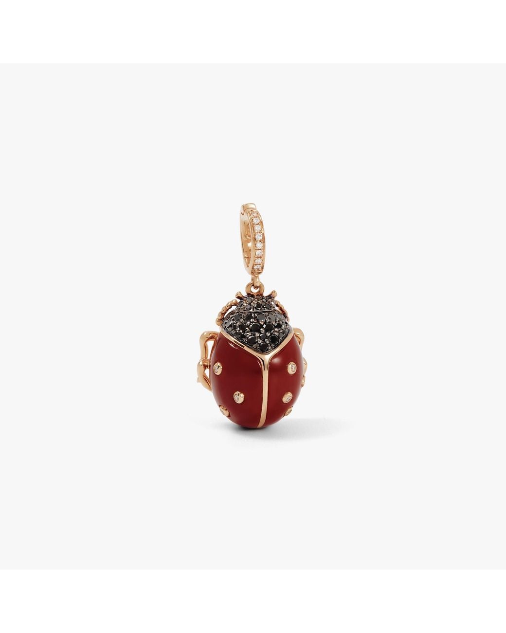 Annoushka White Mythology Ladybird Charm Pendant for men
