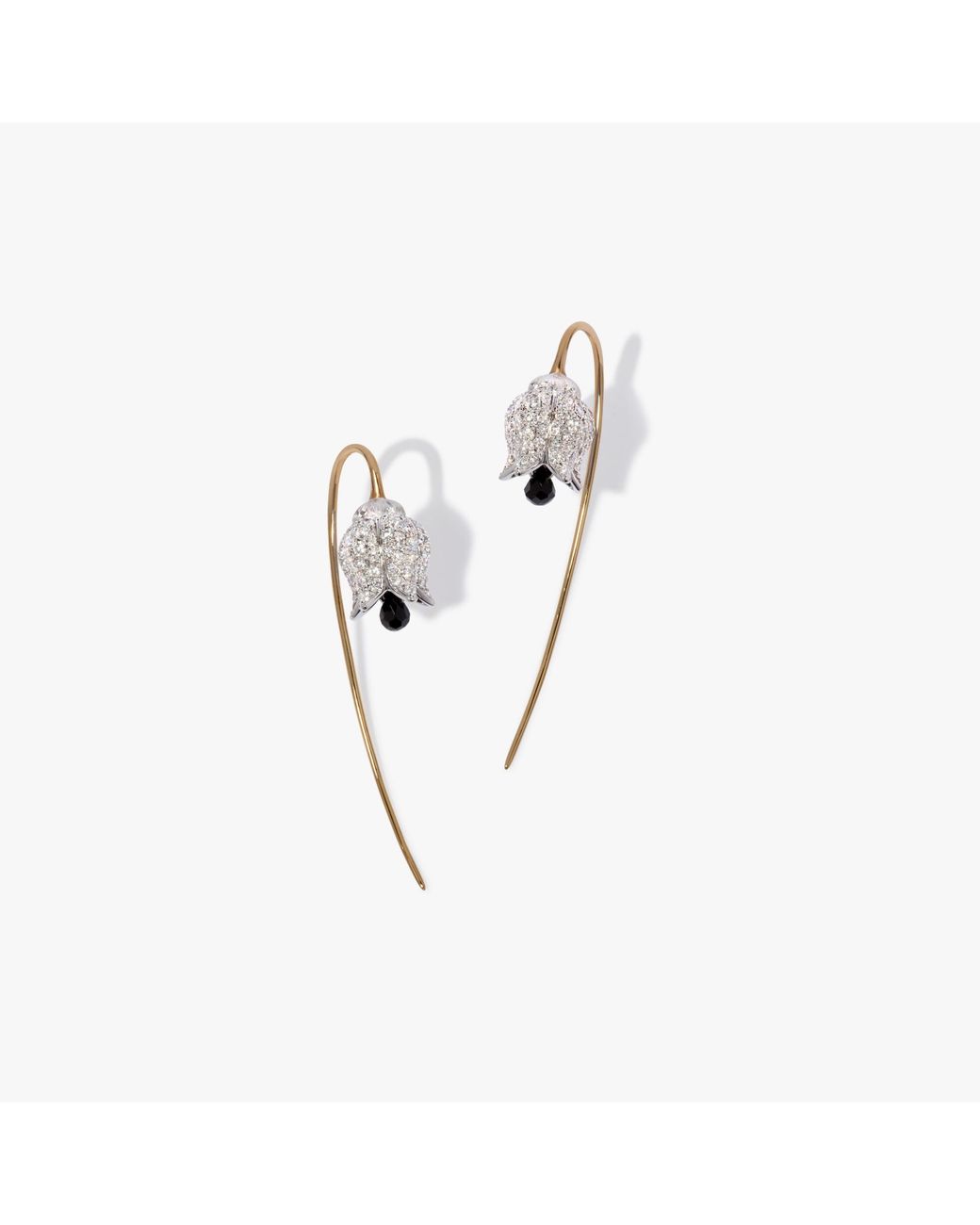 Annoushka Metallic Tulips French Hook Earrings