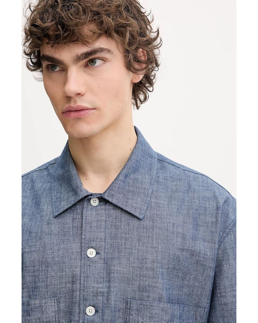 Camicia di sunflower in Blue da Uomo