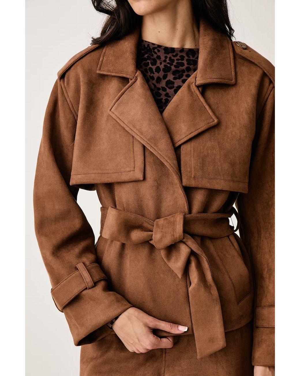 Giacca Da Donna di DKNY in Brown
