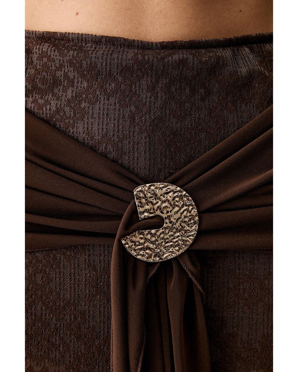 Gonna Con Cotone di Haveone in Brown