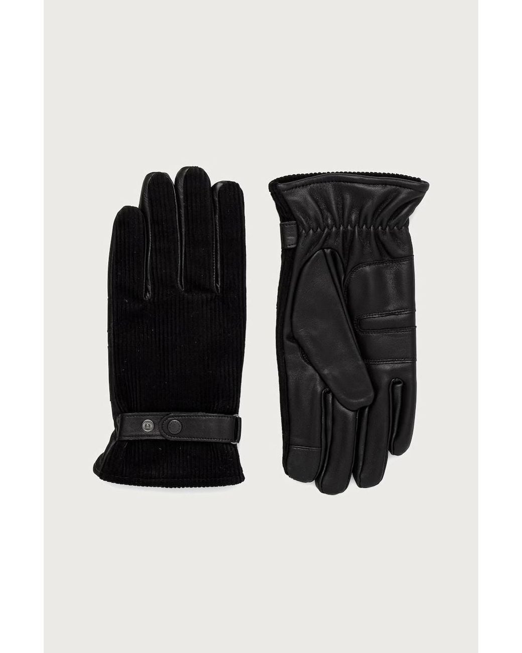 Guanti Da Uomo di Barbour in Black da Uomo