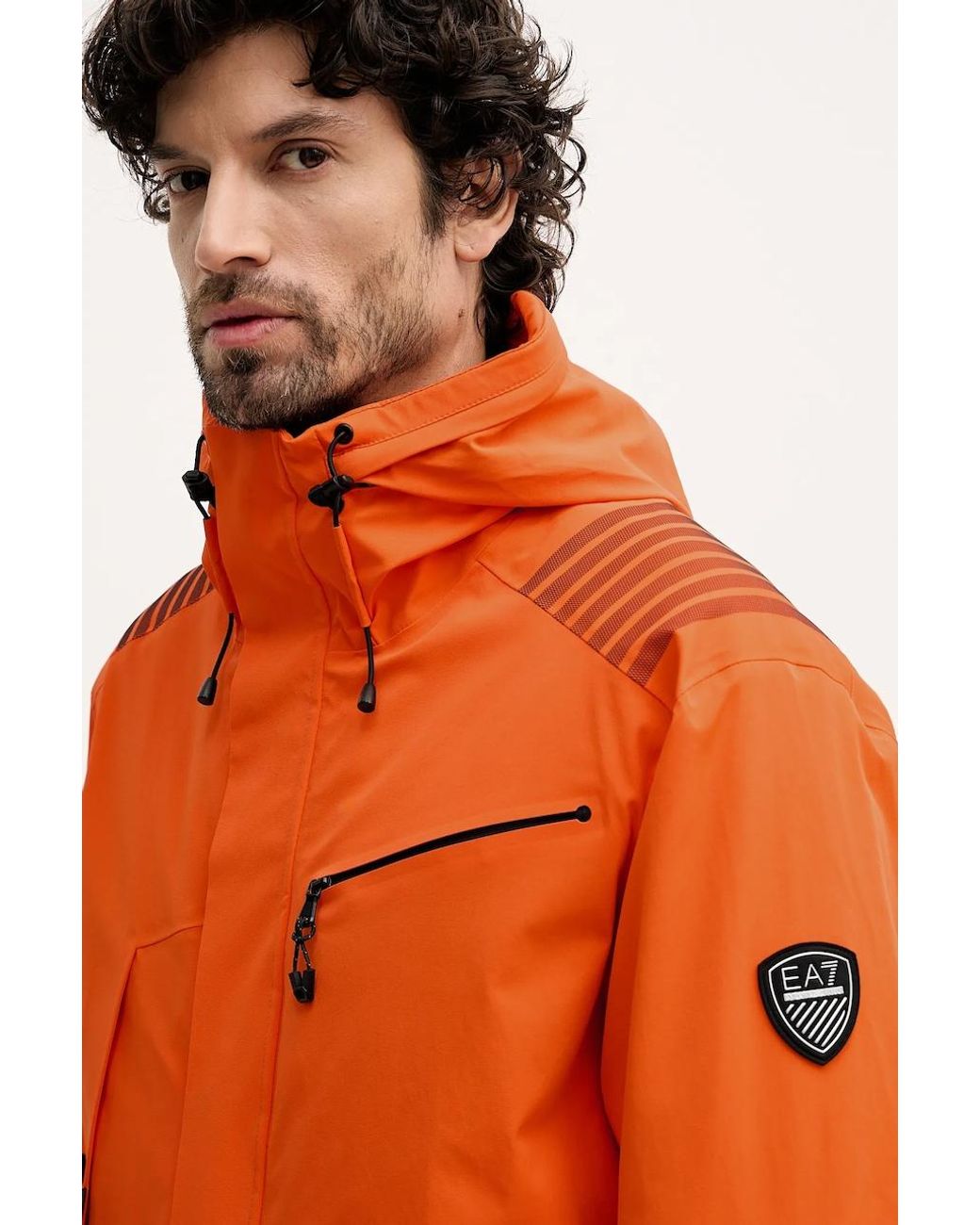 Giacca Da Sci di EA7 in Orange da Uomo