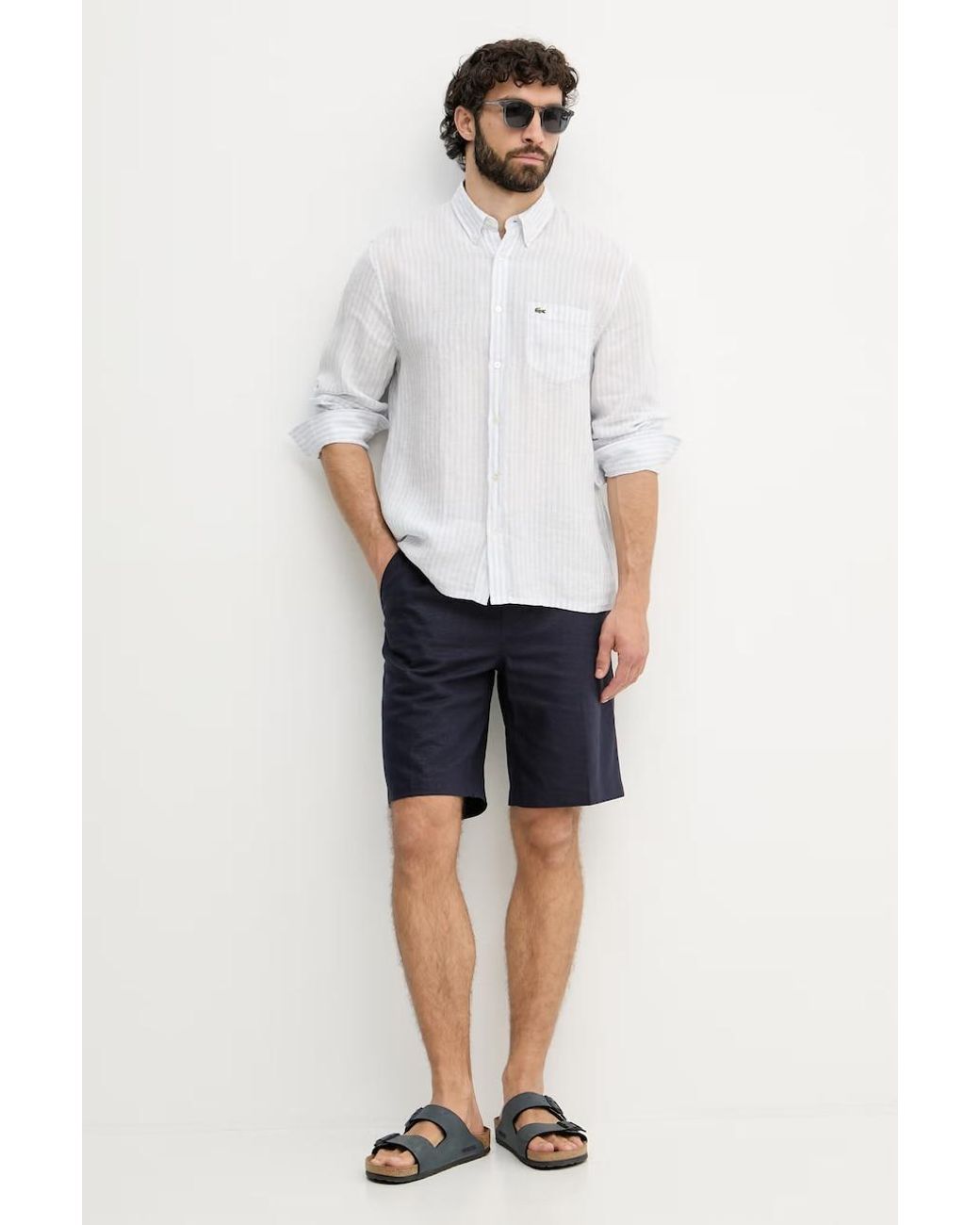 Camicia Da Uomo di Lacoste in White da Uomo