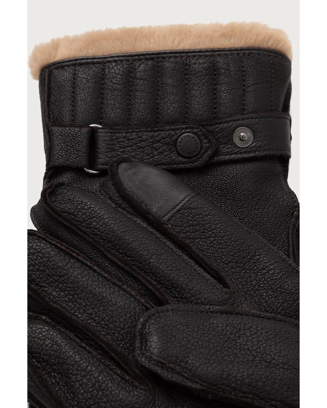 Guanti Da Uomo di Barbour in Black da Uomo