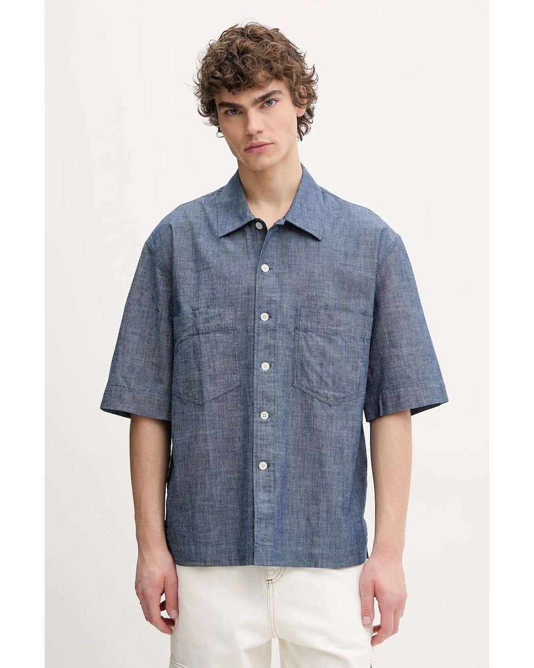 Camicia di sunflower in Blue da Uomo
