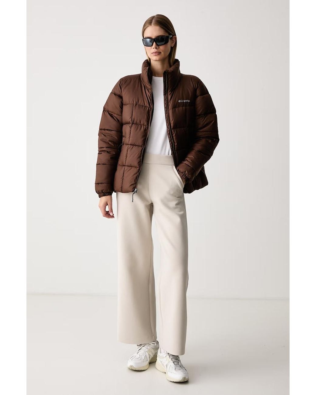 Giacca Da Donna Puffect di Columbia in Brown