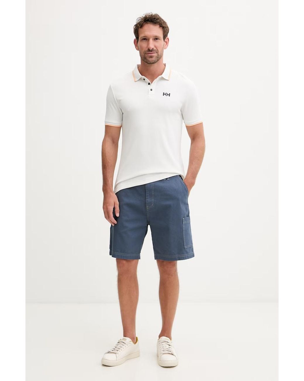 Polo Da Uomo Kos di Helly Hansen in White da Uomo