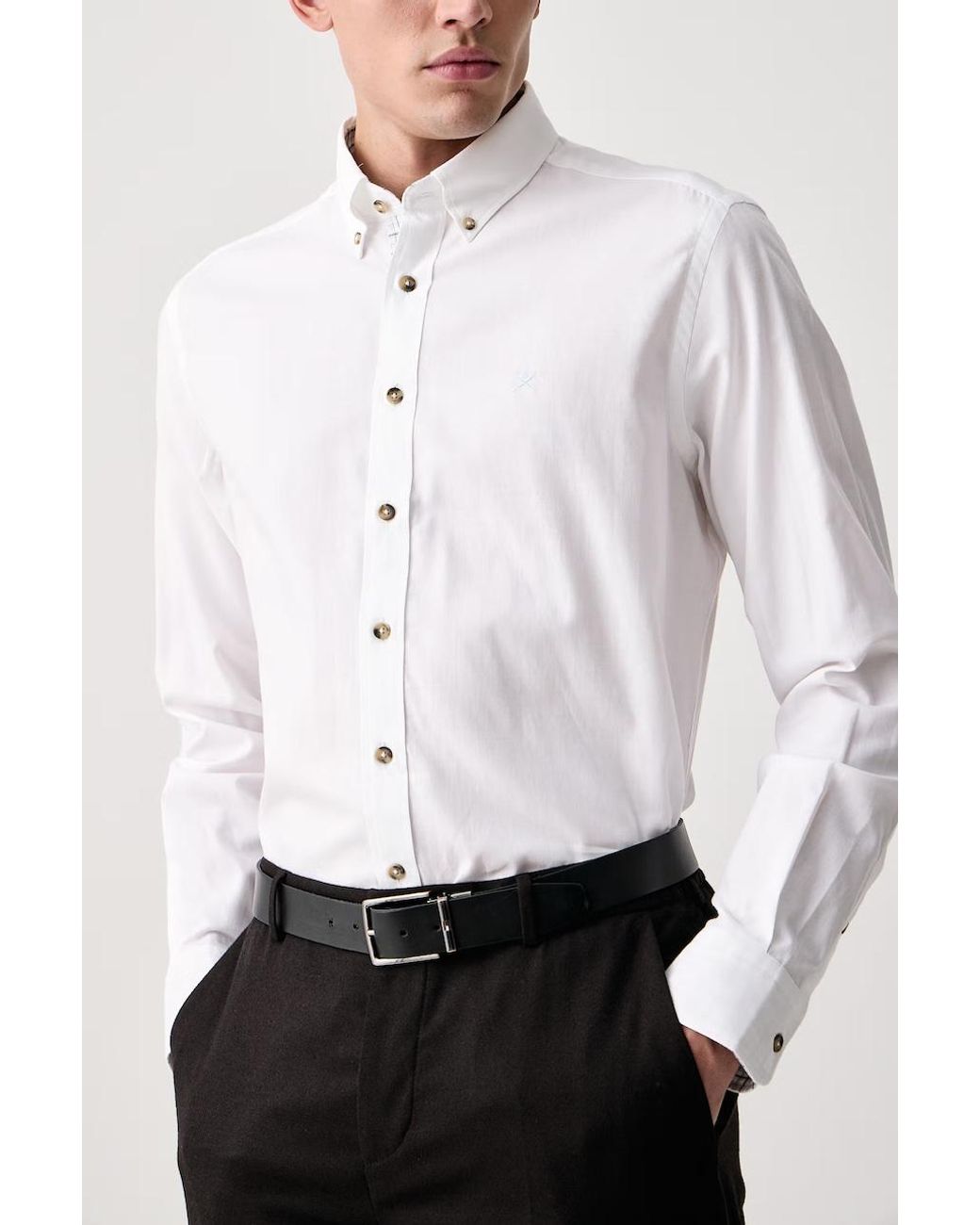 Camicia Da Uomo di Hackett in White da Uomo