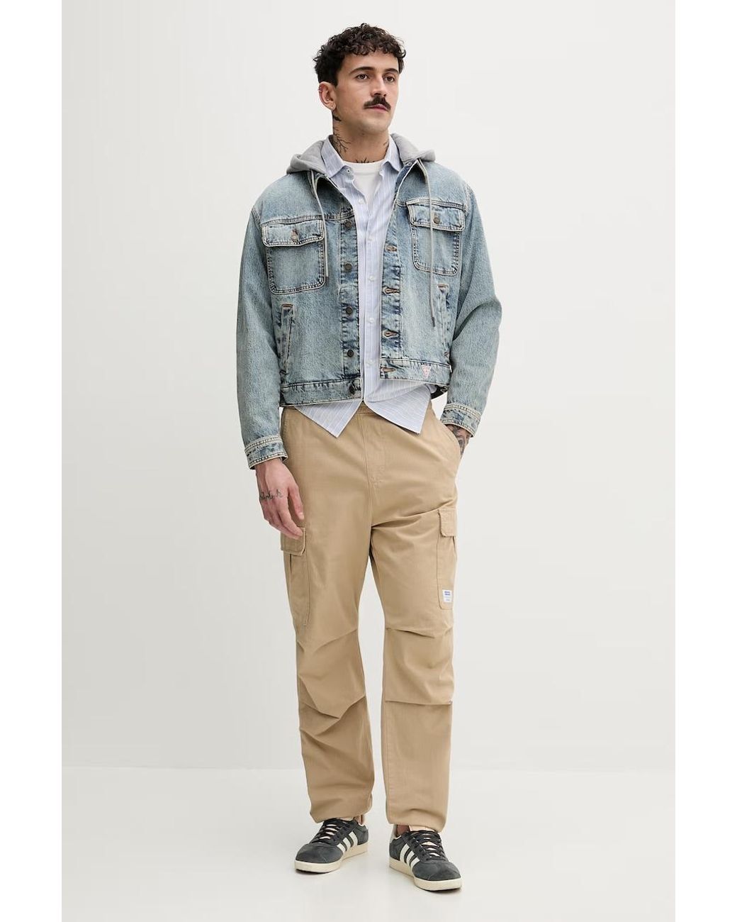 Giacca Da Uomo di Guess in Blue da Uomo